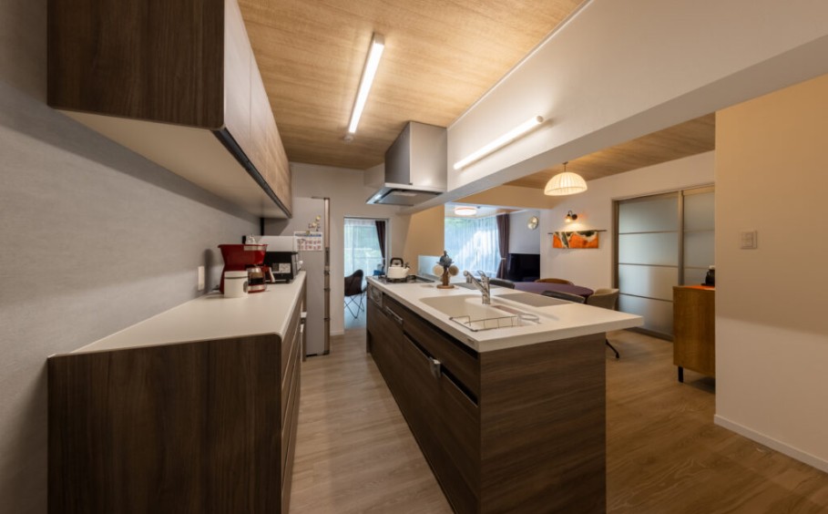 大事なものが違っていても、広い空間でそれぞれにくつろげる